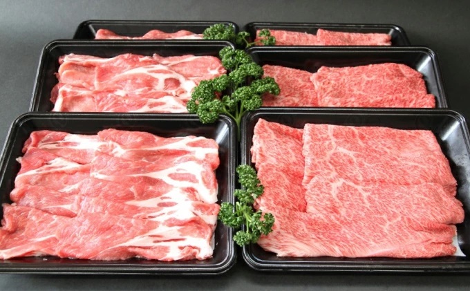 田子牛＆豚 すきやきセット『集』2.4kg【肉の博明】