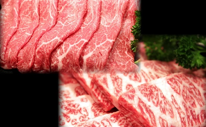 田子牛すきやき用モモ500g焼肉用カルビ500g詰合せ