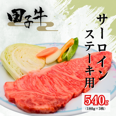 田子牛 サーロインステーキ用180g×3枚