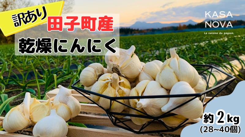 【訳あり】田子町産乾燥にんにく『２kg』