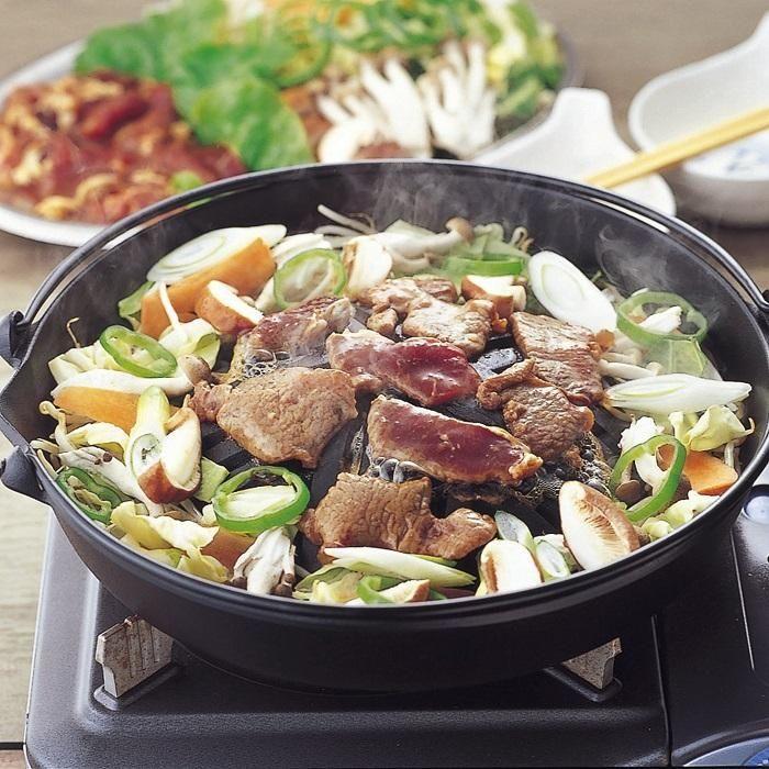 ジンギスカン鍋 南部鉄器 ツル付き 焼肉 焼き肉 キッチン用品 キッチン 日用品 調理器具 鉄分 鉄 ジンギスカン