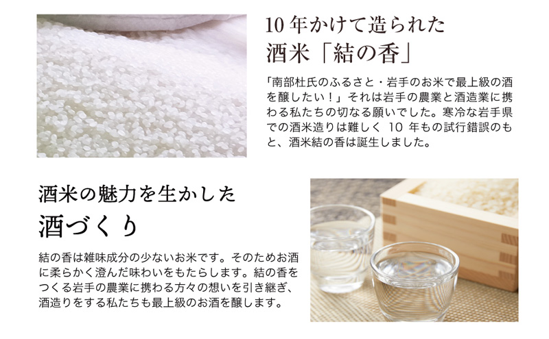 あさ開 純米大吟醸結の香仕込み720ml 専用化粧箱 記念日 お誕生日 贈り物 日本酒コンクール 金賞受賞