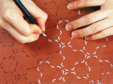 【南部しぼり 茜染】 正絹帯地 (渋茜) 草紫堂 南部茜染 和装 着物 帯 着物帯 伝統工芸 工芸品