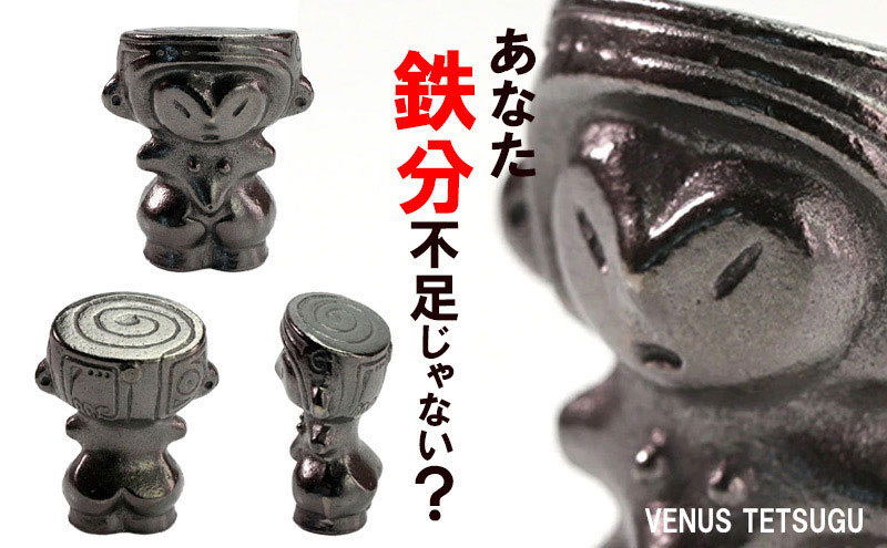鉄分補給に最適 南部鉄器【ビーナス鉄偶】