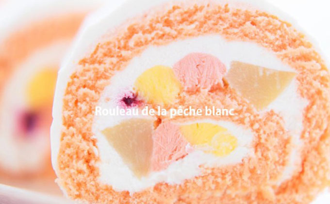 【季節限定】白桃ロール