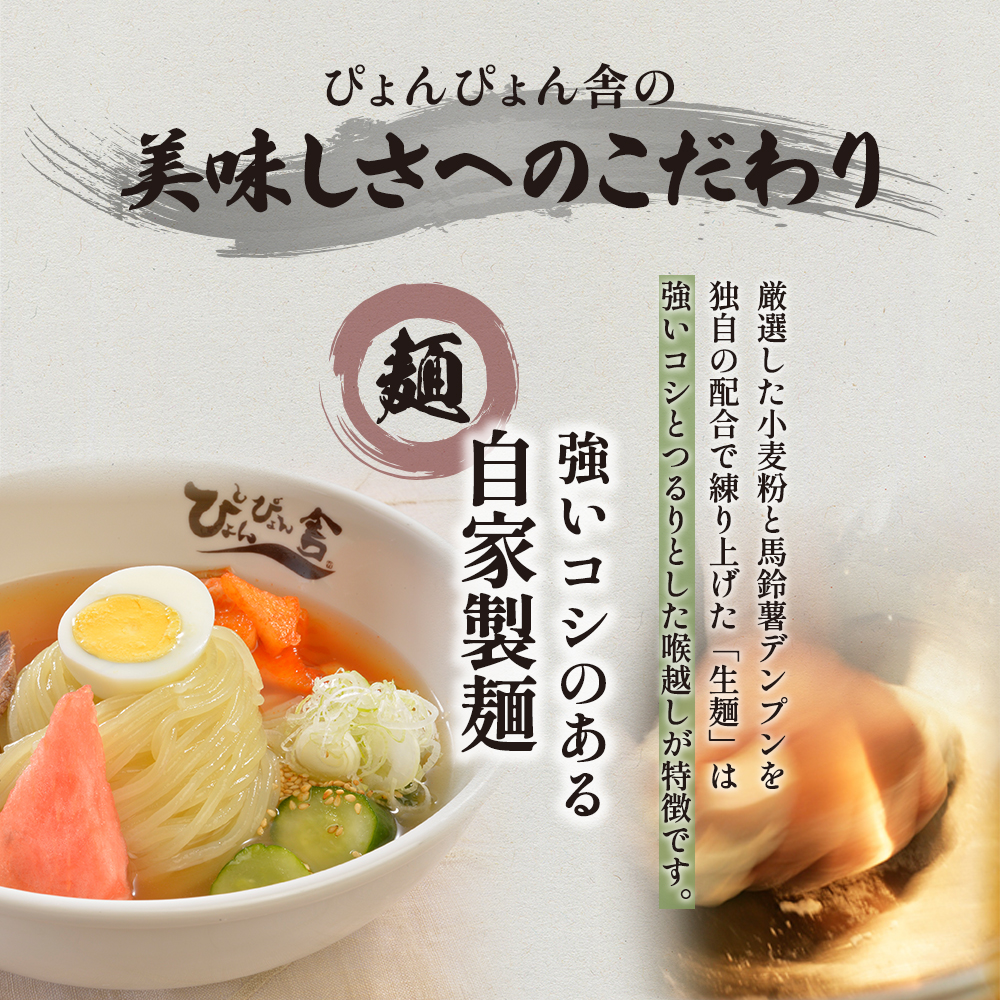 【ぴょんぴょん舎 盛岡冷麺】 トッピング付きスペシャルセット 6食詰合せ 本場 岩手県 盛岡市 名物 冷麺 セット 詰合せ ご当地 グルメ 旨い おいしい 人気 返礼品