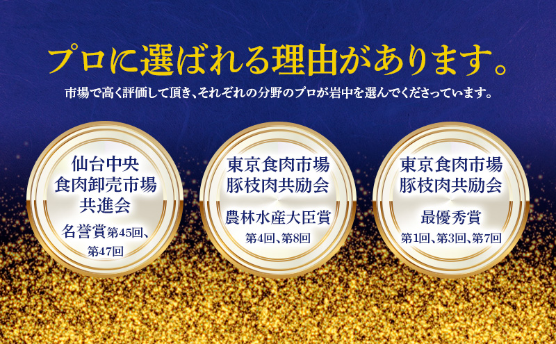 岩中豚焼肉セット (合計約800g）豚ロース厚切 豚バラ 焼肉用 焼肉セット 盛岡市 国産  豚肉 お肉 豚バラ 豚ロース バラ ロース 焼肉