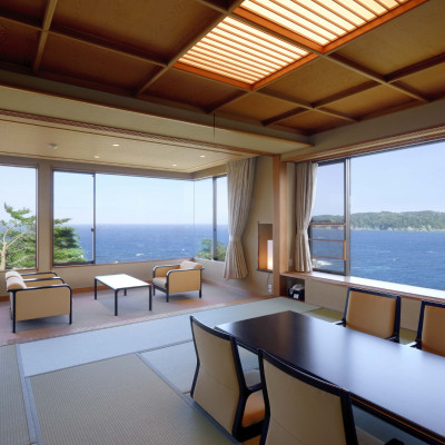 浄土ヶ浜パークホテルロイヤルスイートルーム【寿司会席1泊2食ペア宿泊券】