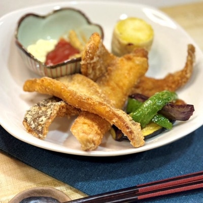 「かれいの唐揚げ」を得意料理にするセット 150g×1袋 (5～7切入)【配送不可地域：離島】
