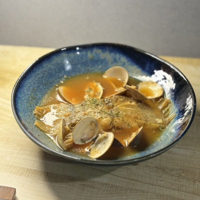 一夜干し「ゾウリカレイ 5尾」と「かれいのイタリア風魚介スープ」を得意料理にするセット【配送不可地域：離島】