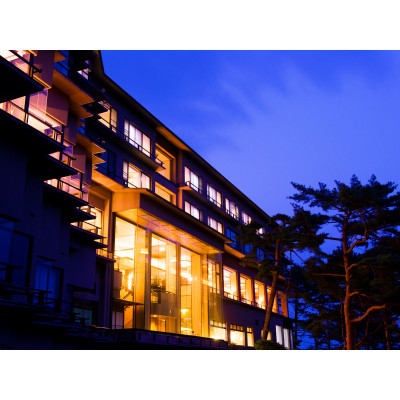 浄土ヶ浜パークホテル「一泊2食ビュッフェペア宿泊券」ビューバス付き和室ツインベッドルーム