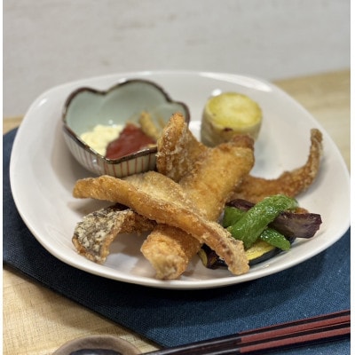 一夜干しかれい「ソウハチ 3尾」と「かれいの唐揚げ」を得意料理にするセット MM0265【配送不可地域：離島】