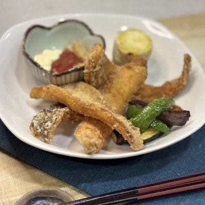 一夜干しかれい「ソウハチ 4尾」と「かれいの唐揚げ」を得意料理にするセット MM0269【配送不可地域：離島】