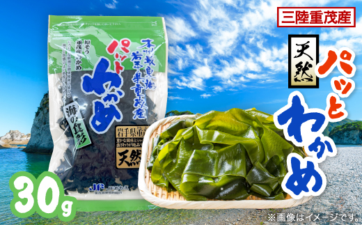 【三陸重茂産わかめ】天然パッとわかめ 30g