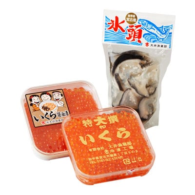 【三陸宮古・大井漁業部】　塩いくら、いくら醤油漬、氷頭なます　食べ比べセット【配送不可地域：離島】