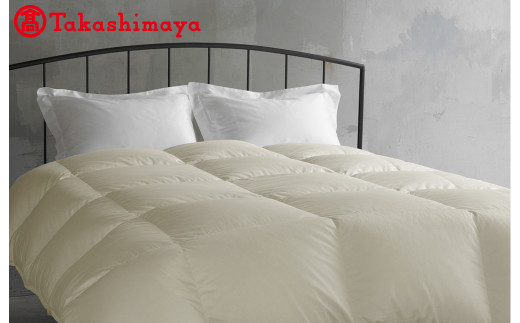 〈富士新幸〉ダブル 羽毛本掛けふとん　ポーランドマザーグース ダウン95％【高島屋選定品】 【1785】