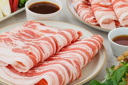 白金豚バラ　二刀流セット（バラしゃぶ500g、生姜焼き用500g） 【1811】