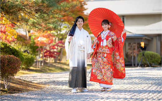 花巻温泉　フォトウエディング利用券　オリジナルフォトフレーム付き 【859】				