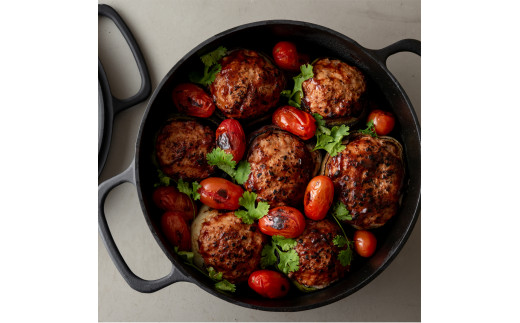 四元豚 生ハンバーグ 6個 【1127】