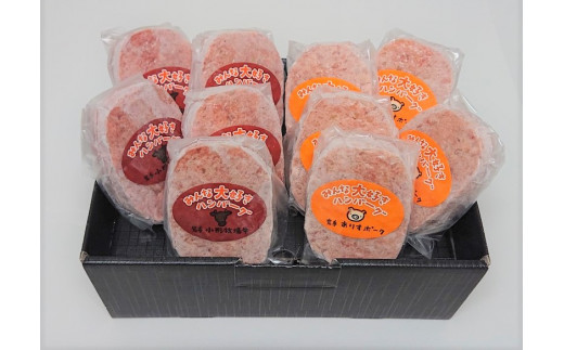 みんな大好き  ハンバーグ  10個セット （ビーフ・ポーク）【1223】