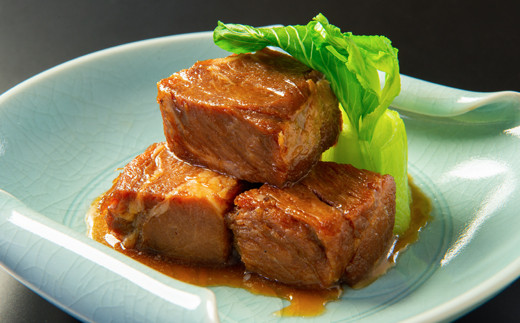 【お試しパック！】 花巻 ブランド 豚『 白金豚 の 角煮 (肩ロース）』【1259】