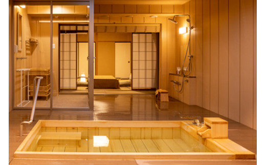 花巻温泉 佳松園 露天風呂付客室 ペア宿泊券 【1543】