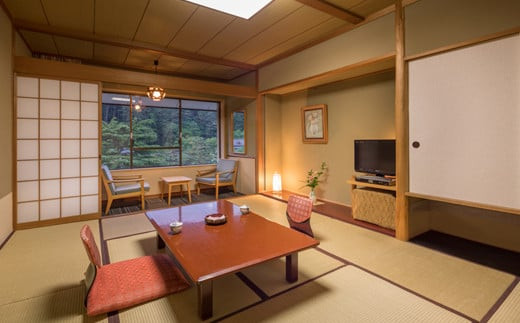 【前沢小形牧場牛陶板焼き付プラン】花巻温泉に泊まるペア宿泊券 【1887】