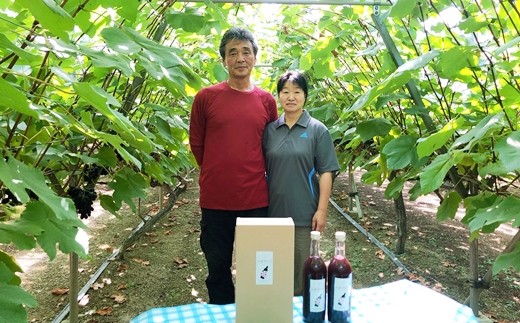 ＜予約受付！＞【糖度18～20度のぶどう100％使用】ぶどうジュース２本セット 【531】