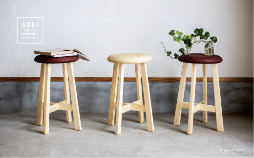 南京いす レザータイプ（アイボリー） 【705-2】