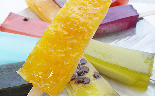 花巻市の老舗菓匠『丸文』 溶けない アイス  くずバー  10種×10本セット 【1288】