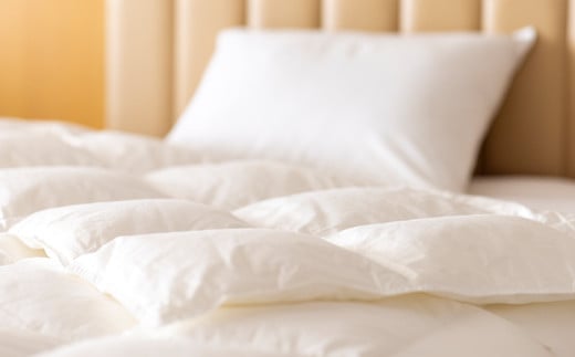 羽毛肌掛けふとん シングル［マザーホワイトグース95％×抗菌加工生地] 　【1625】