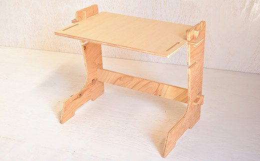 木の香り漂う 木製デスク WOOD STANDING DESK【スタンダード】 【607】