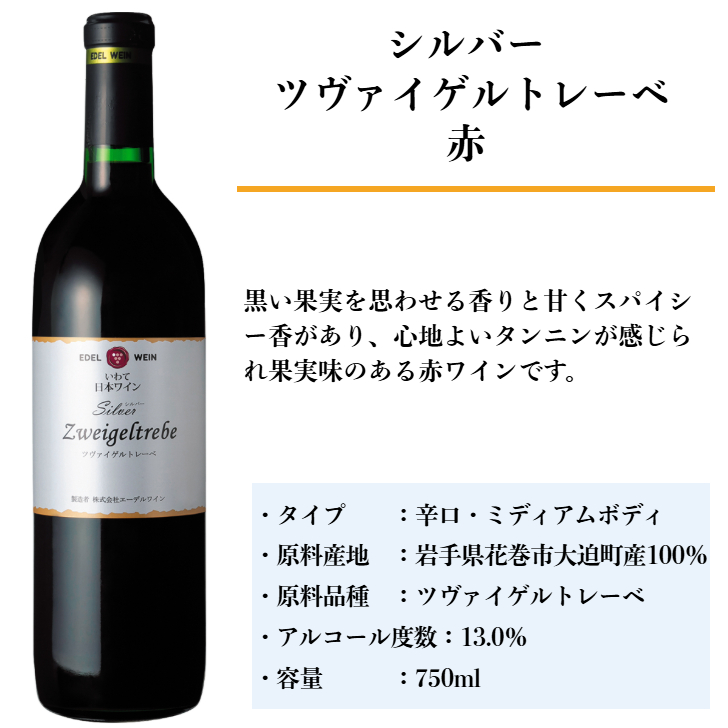 国際ワインコンクール受賞赤ワイン２本セット【ギフトBOX入り】 エーデルワイン 【754】