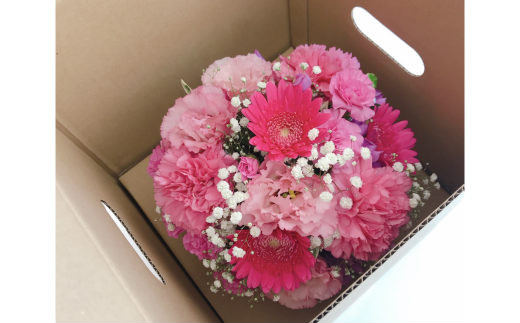 お花の定期便 フラワーアレンジメント 3ヶ月連続届く 【758】