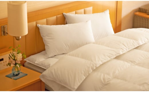 羽毛合掛けふとん シングル［マザーホワイトグース ダウン95％×抗菌防臭生地］ 【1321】