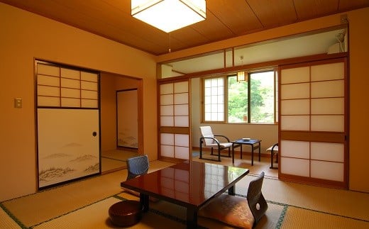 鉛温泉　藤三旅館ペア宿泊券 【177】