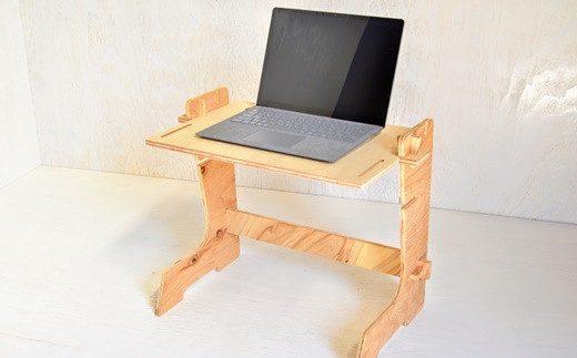 ＤＩＹを楽しみたい方向け 木製デスク WOOD STANDING DESK 【 ＤＩＹキット 】 【608】