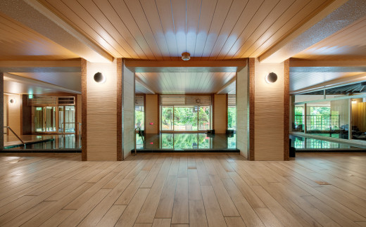 結びの宿 愛隣館一泊二食 ペア宿泊券（露天風呂つき特別室ご利用プラン）  【203】