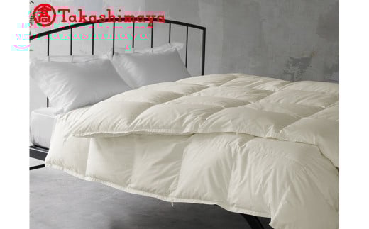 〈富士新幸〉キング 二枚合わせ 羽毛掛けふとん　ポーランドマザーホワイトグース ダウン95％【高島屋選定品】 【1792】