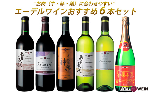 エーデルワイン お肉に合うおすすめワイン6本セット 【1982】