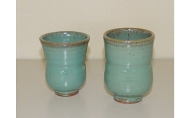 鍛冶丁焼　夫婦湯呑み（2個）セット 【065】