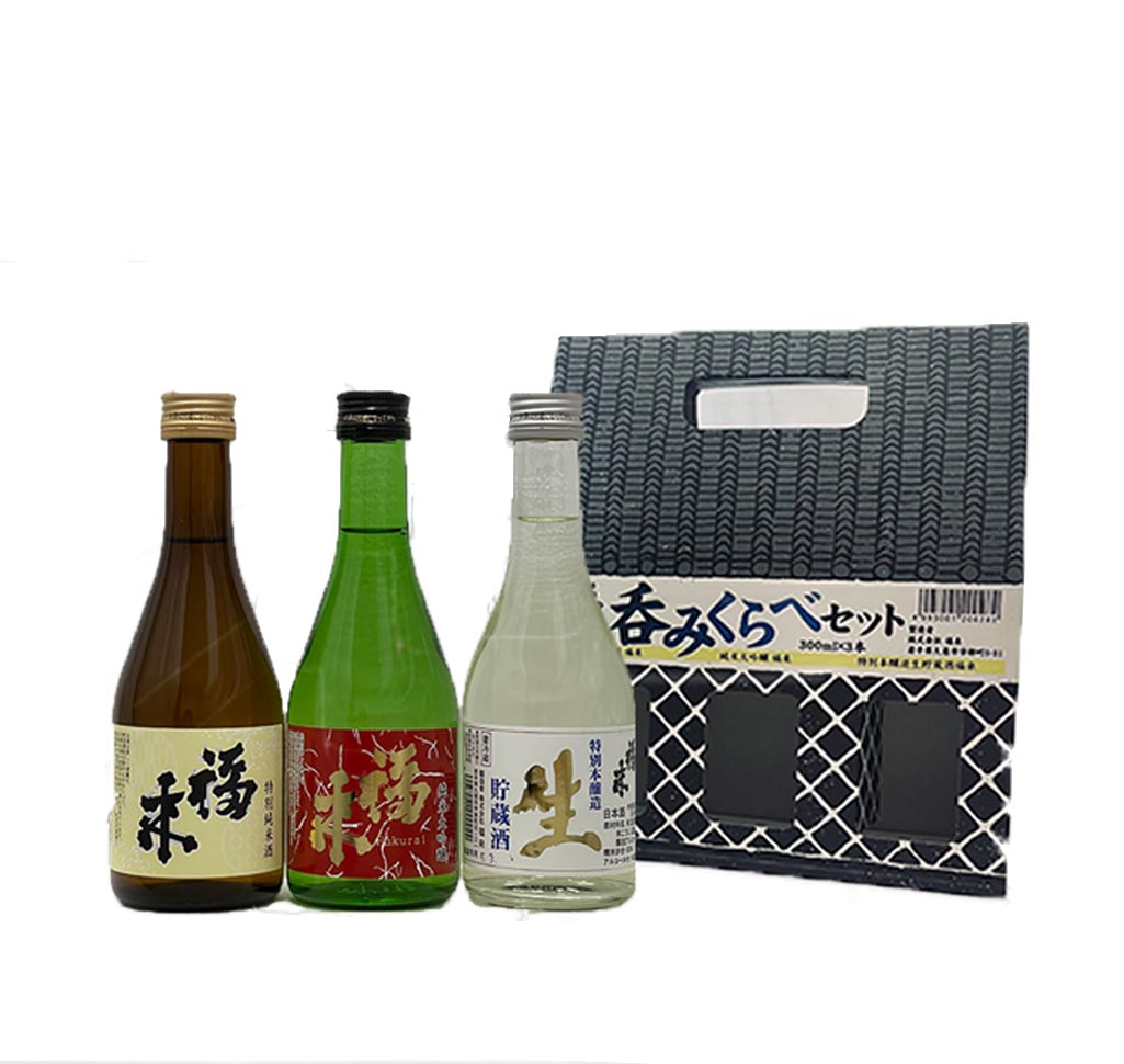 ＼８月発送分／【幸せを呼ぶお酒】「福来 呑みくらべ定番セット 純米大吟醸 特別純米酒 特別本醸造生貯蔵酒 福来 各300ml」飲み比べ 定番 詰合せ セット 福 が 来る 日本酒 酒 さけ sake アルコール お祝い 縁起 岩手県産 米 吟ぎんが 酵母 ジョバンニの調べ 901号 人気 おすすめ お取り寄せ 贈答 ご自宅用 プレゼント 送料無料 「８月発送分」