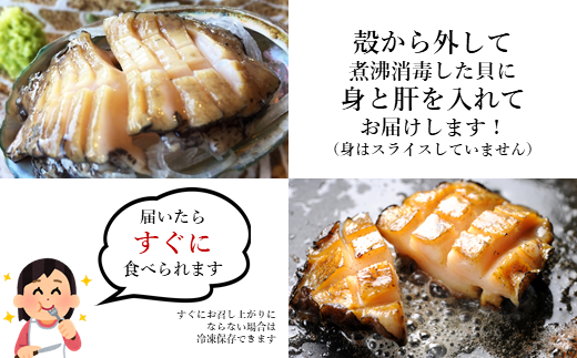 【年内お届け！】★殻から外してお届け★「北三陸産天然生あわび500g」鮑 アワビ 魚介 選べる 500g 処理済み 海鮮 冷蔵 刺身 お祝い 産地直送 三陸 岩手 「処理済み 生あわび」500ｇ
