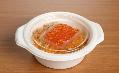 【電子レンジで温めるだけ！簡単！】プチ贅沢な海の幸ごはん！「冷凍特製うにめし（170g×6食）」