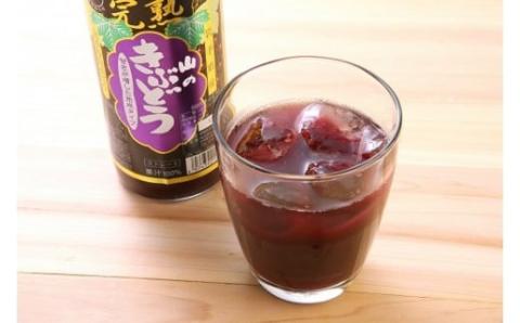 【濃厚！久慈産山ぶどうを３年間真空熟成】完熟山のきぶどう600ml×2本入