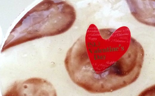 【大切な方へ思いを伝えませんか。】山ぶどうWチーズケーキバレンタインギフト（4号：直径12㎝） バレンタインデー用（2/13～2/14お届け）