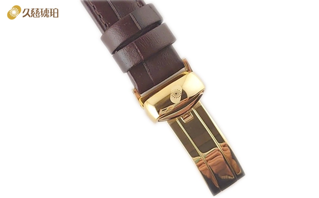 ソーラーパワーウォッチ レザーベルト（青系） 青系