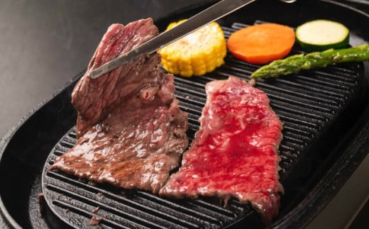 赤身が美味い幻の国産和牛！「山形村短角牛３種のステーキと焼肉セット（冷凍：サーロインステーキ250g、リブロースステーキ300g、肩ロースステーキ250g、上カルビ200g、赤身手切りカルビ150g、赤身スライス200g）」いわて 山形村 短角牛 牛肉 牛 赤身 セット 国産飼料 100％ 希少 貴重 数量限定 人気 BBQ アウトドア 焼肉 パック ご褒美