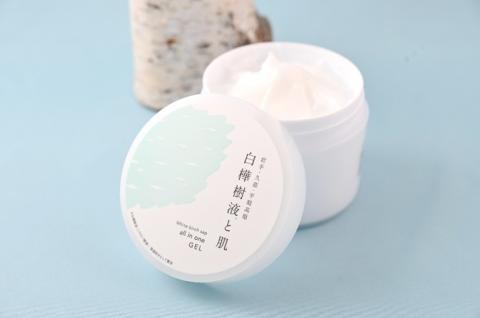 白樺樹液と肌 しっとり美肌オールインワンジェル100ｇ