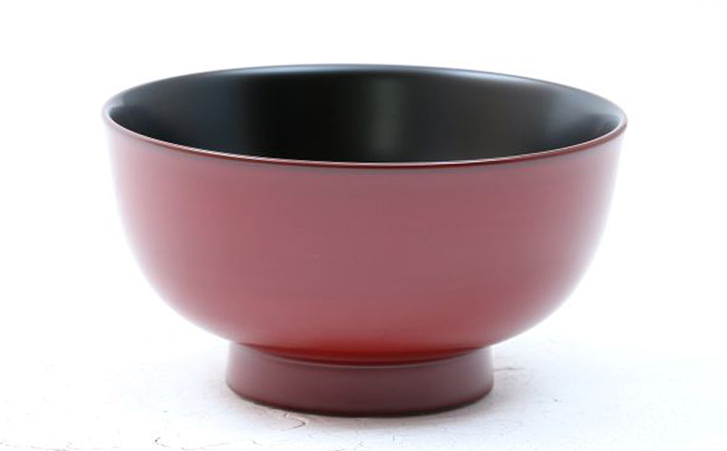 【滴生舎】浄法寺漆器 浄漆椀（中） 外朱内黒／漆器 器 食器 お椀 椀 伝統工芸品 国産漆 外朱内黒 中